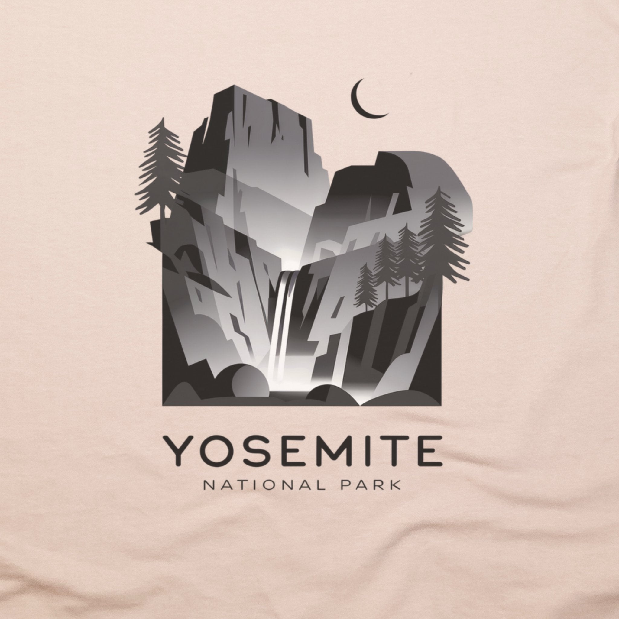 Yosemite National Park Noir T-Shirt