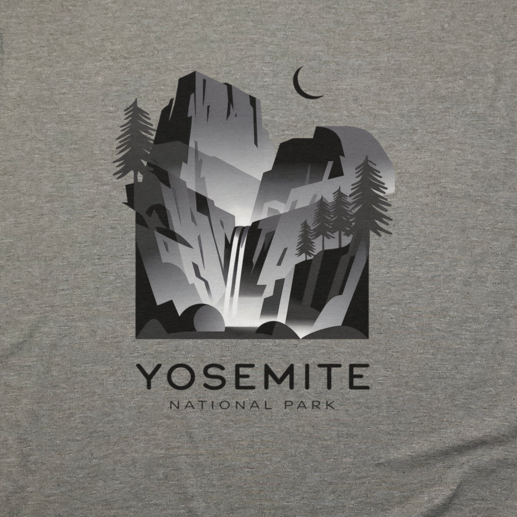 Yosemite National Park Noir T-Shirt