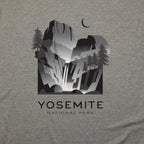 Yosemite National Park Noir T-Shirt