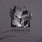 Yosemite National Park Noir T-Shirt