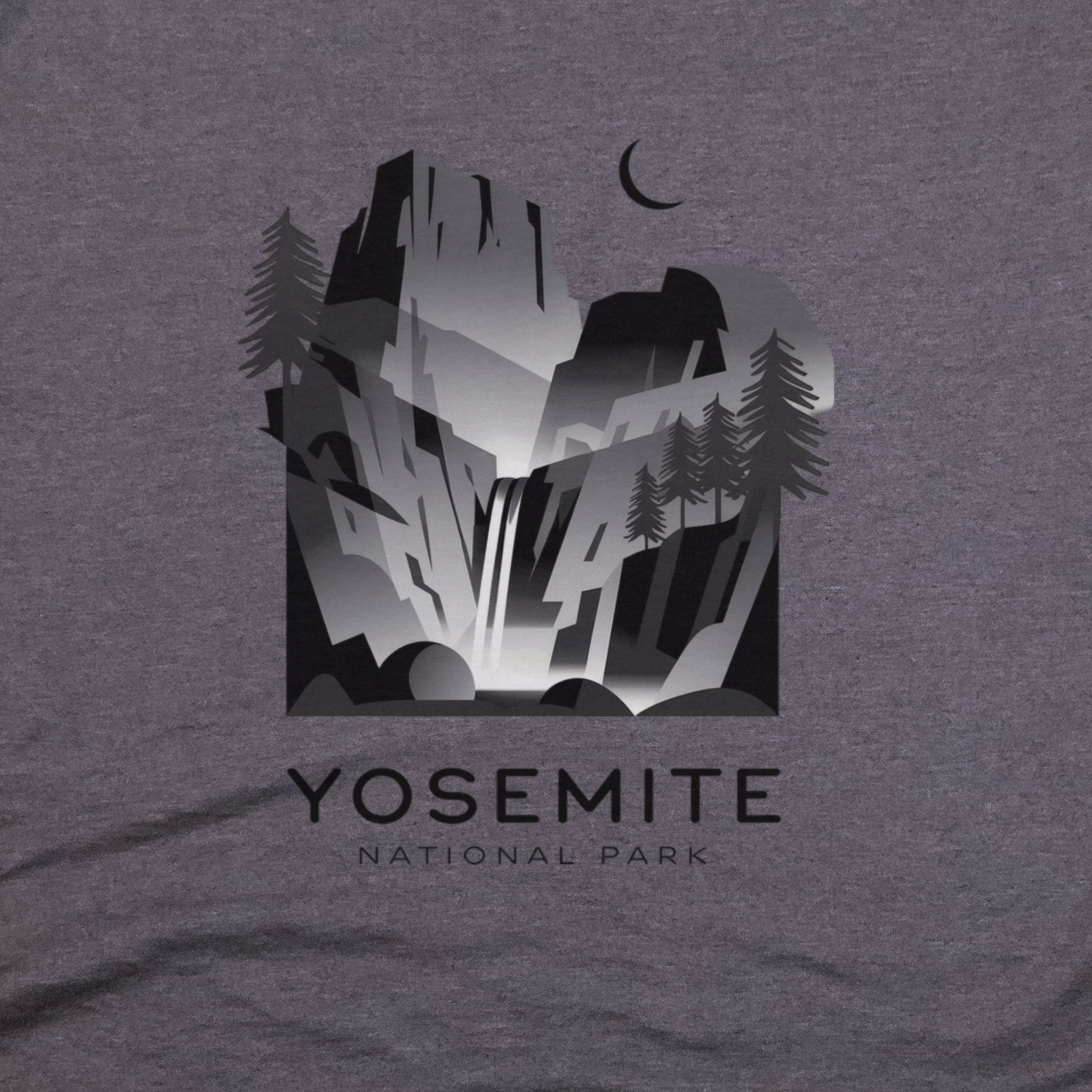 Yosemite National Park Noir T-Shirt