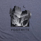 Yosemite National Park Noir T-Shirt