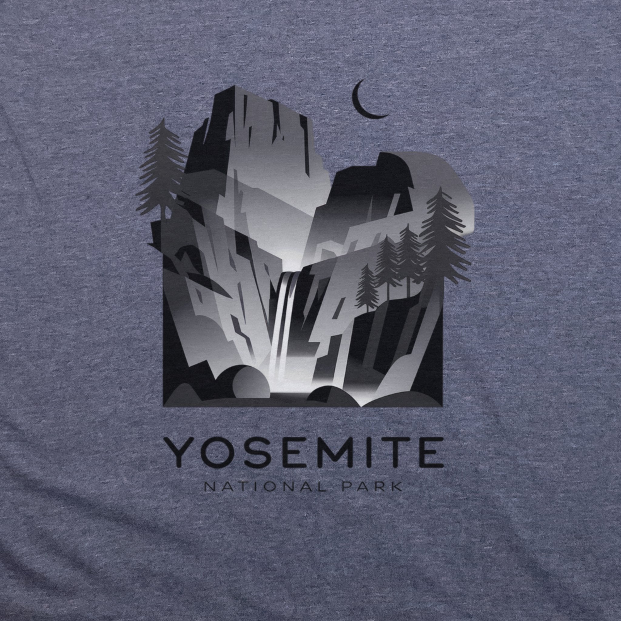 Yosemite National Park Noir T-Shirt