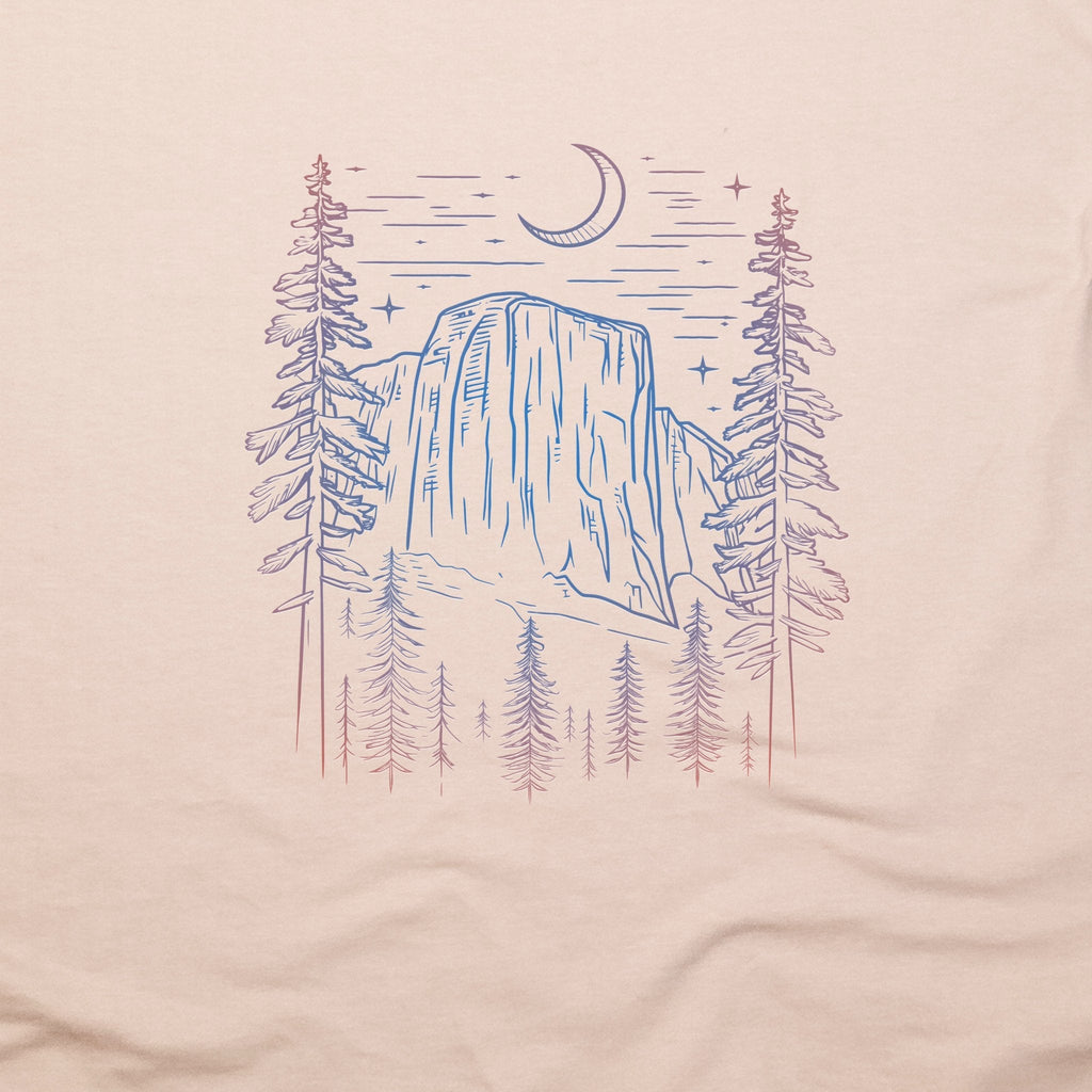 Yosemite El Capitan at Night T-Shirt