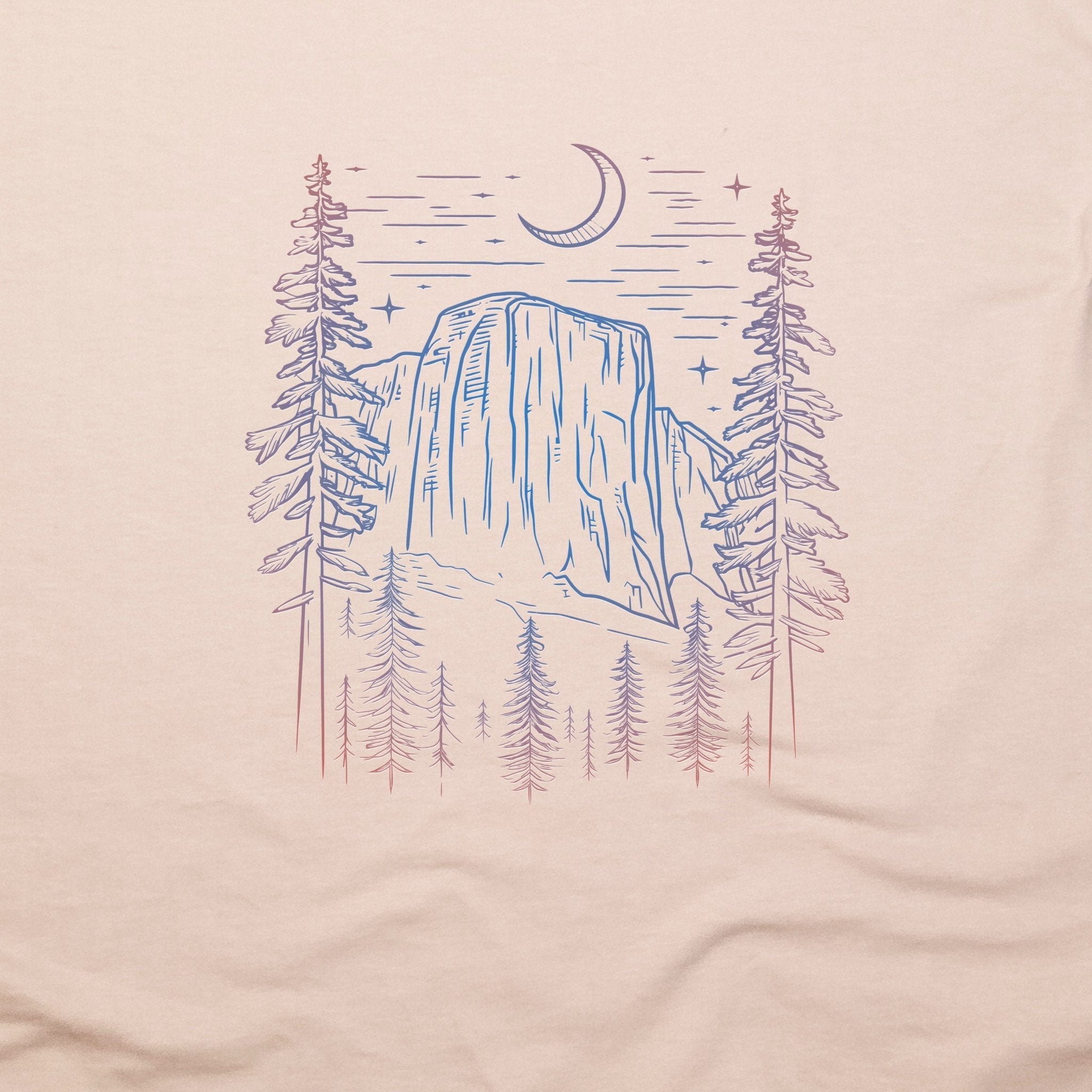 Yosemite El Capitan at Night T-Shirt