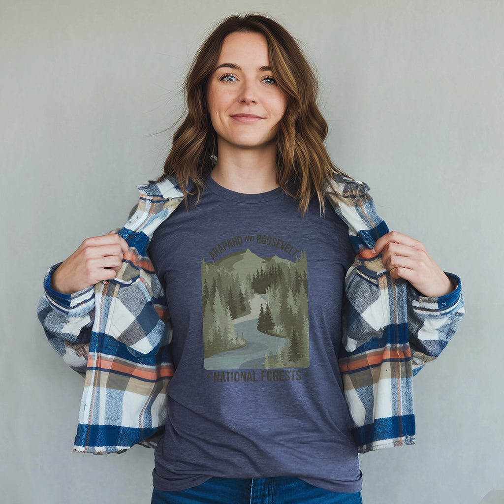 Arapaho and Roosevelt National Forests T-Shirt