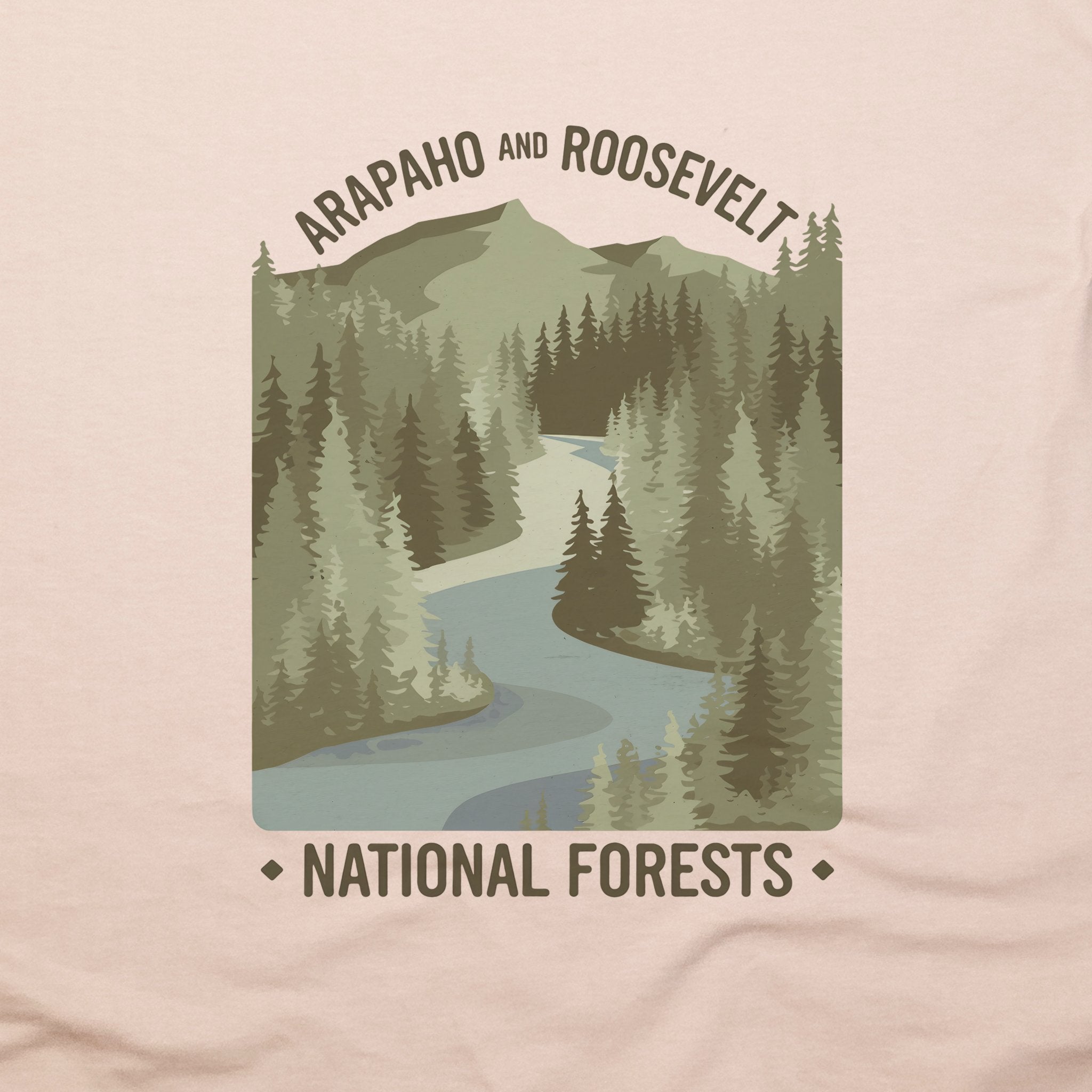 Arapaho and Roosevelt National Forests T-Shirt