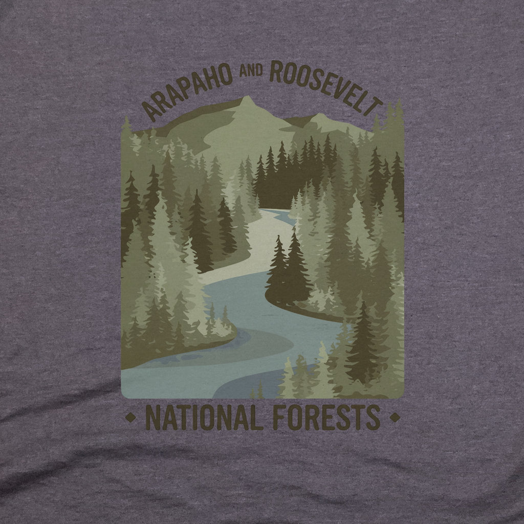 Arapaho and Roosevelt National Forests T-Shirt