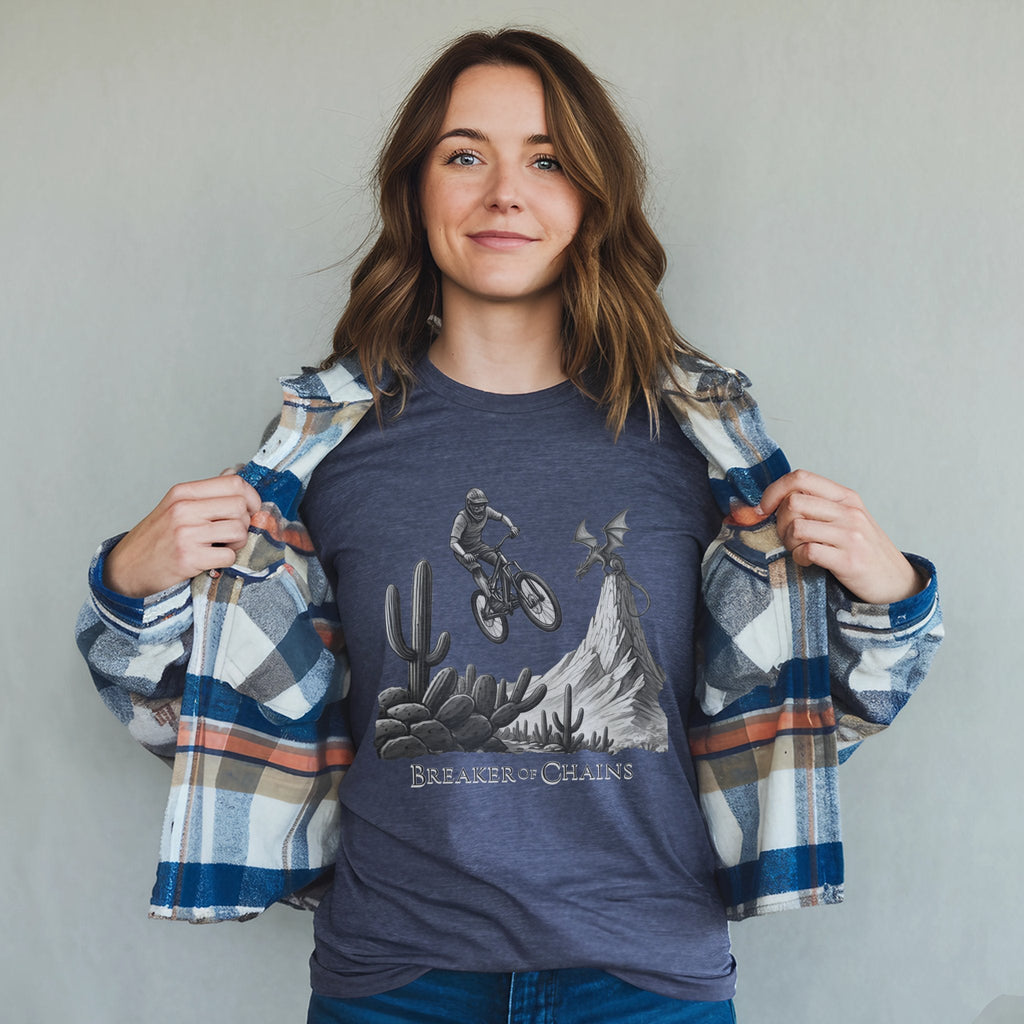 Breaker of Chains Biking T-Shirt