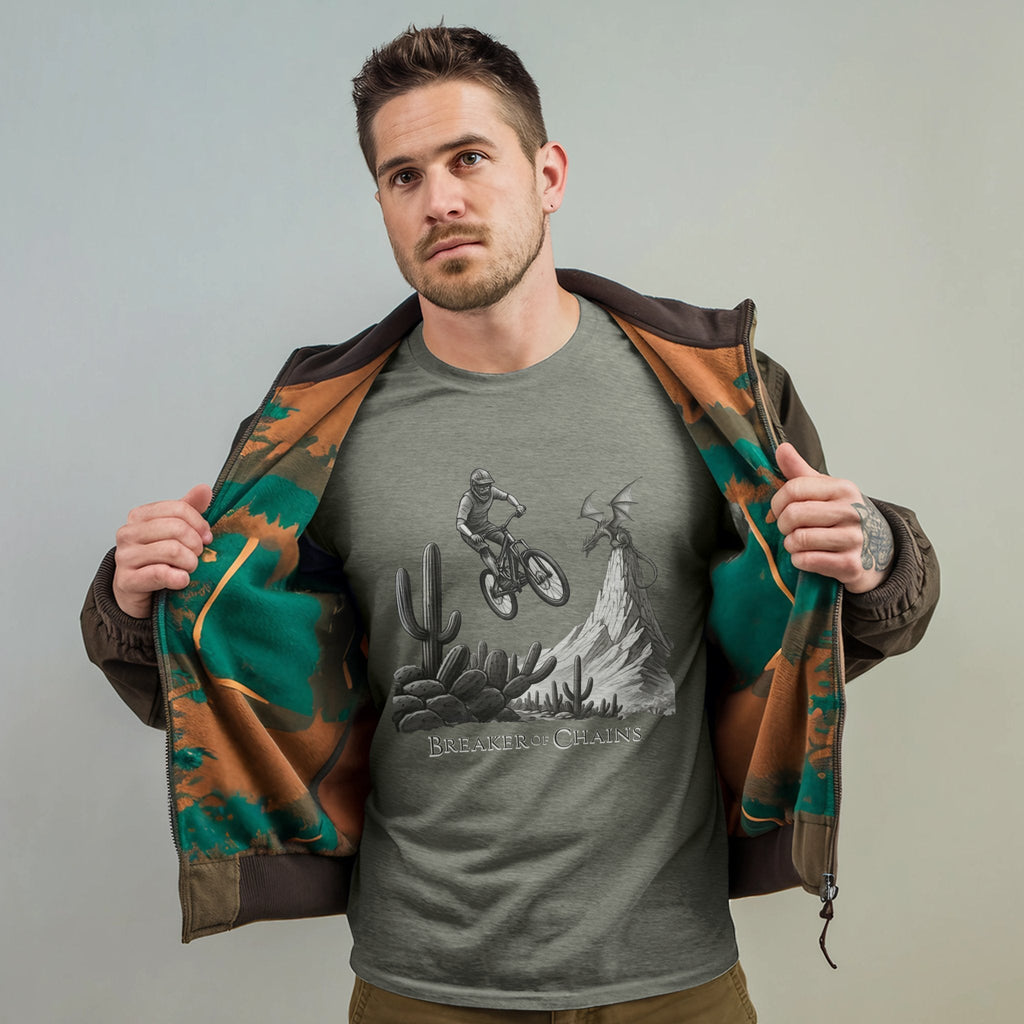 Breaker of Chains Biking T-Shirt