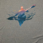 Kayak Mountain Silhouette T-Shirt