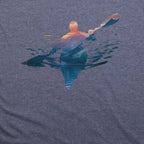 Kayak Mountain Silhouette T-Shirt