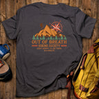 Out of Breath Hiking Society T-Shirt – Funny Hiker Graphic Tee